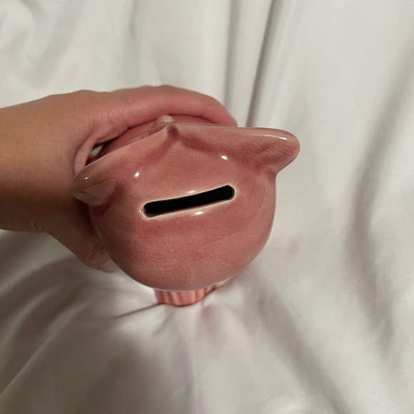 Rose pink owl decor or to put money - Picture 3 of 5